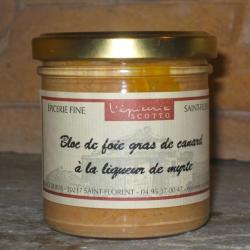 BLOC DE FOIE GRAS DE CANARD A LA LIQUEUR DE MYRTE DE CORSE