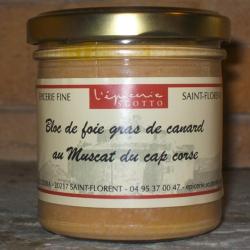 BLOC DE FOIE GRAS DE CANARD AU MUSCAT DU CAP CORSE 125g