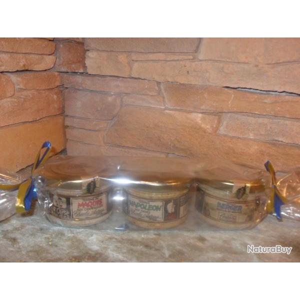 Assortiment de 3 terrines 50g corsica gastronomia