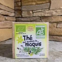 Cube th&eacute; herbe du maquis (10 sachets) 15g