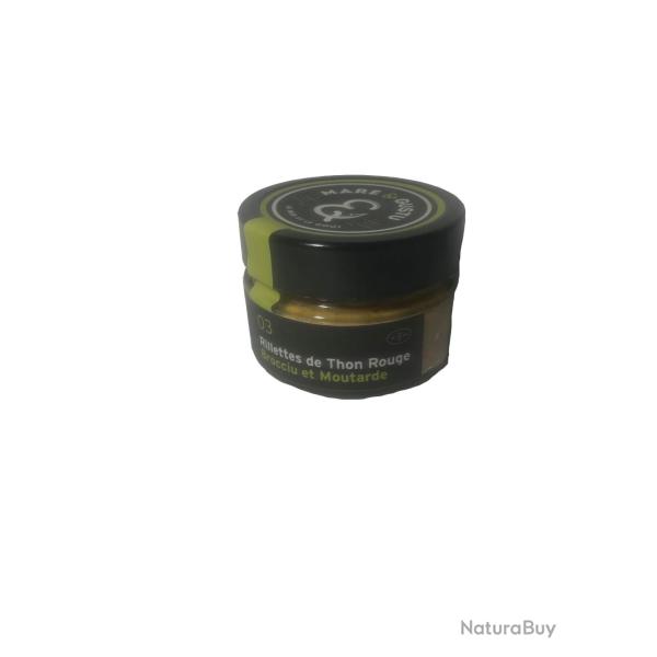 Rillettes de Thon Rouge 100g brocciu et moutarde