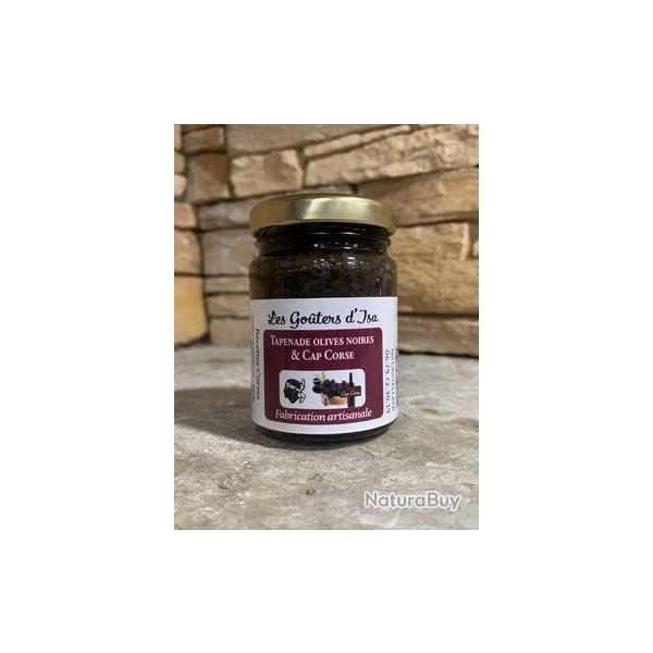 Tapenade olives noires et Cap Corse 100g