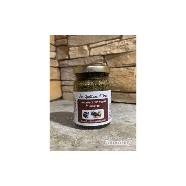 Tapenade olives noires et noisettes 100g