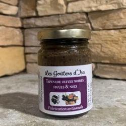 Tapenade olives noires, figues et noix 100g