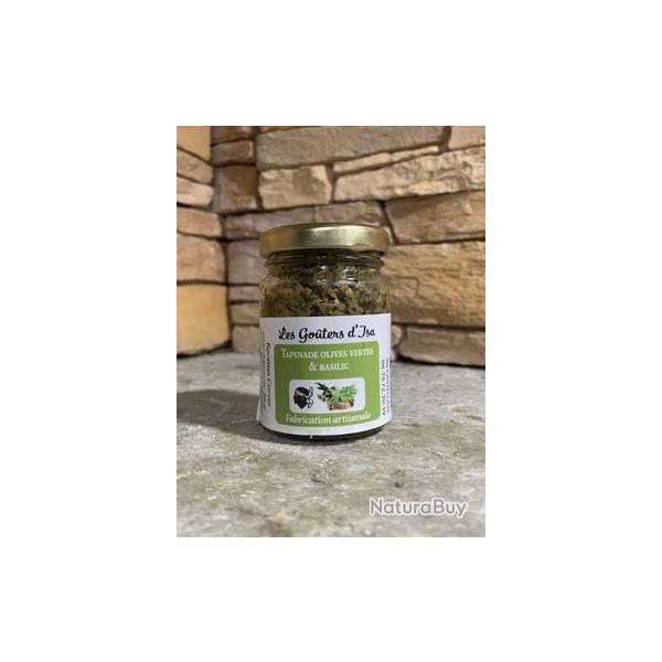 Tapenade olives vertes et basilics 100g
