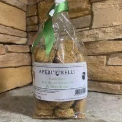 Canistrelli sal&eacute;s aux olives vertes et fines herbes