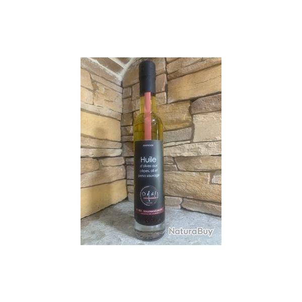 Huile d'olives aux c�pes, ail et persa sauvage