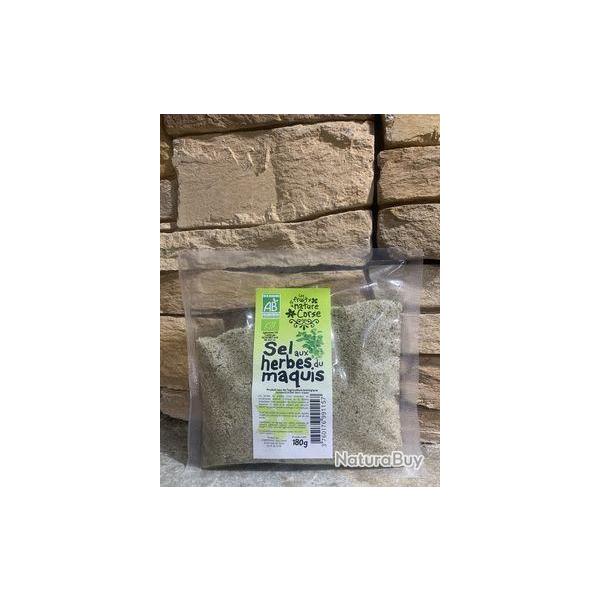 Sel aux herbes du maquis 180g