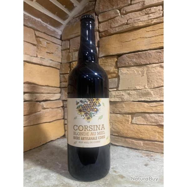 Bi�re blonde au miel 75cL