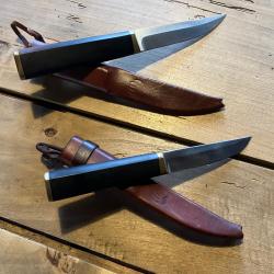 Paire de couteaux Puukko Hackman Tapio Wirkkala (1961-1979)