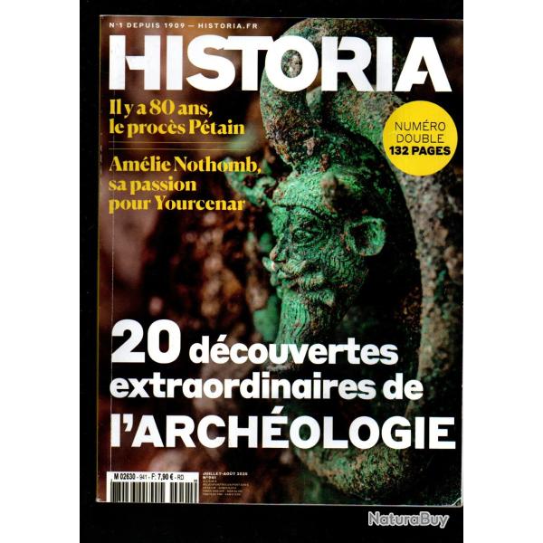 historia 941 2025, la france � rome, proc�s verdun, arch�ologie, bonaparte et talleyrand, ango