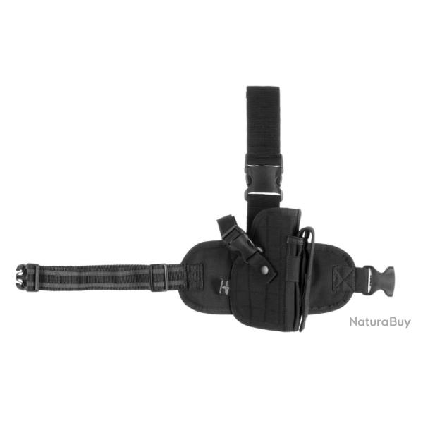 Holster universel de cuisse Droitier Noir - Invader Gear