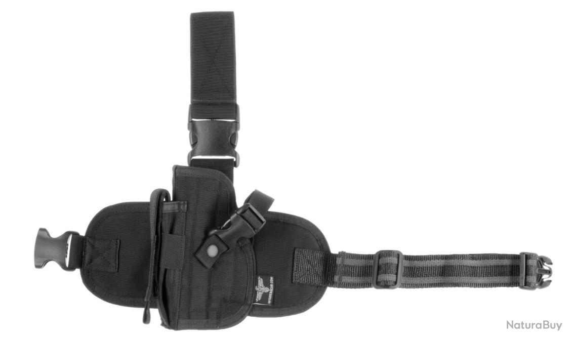 MFH Pistolet Leg Holster 30725 Fixation de Jambe et de Ceinture Droite MFH Pistolet Leg Holster 30725 Fixation de Jambe et de Ceinture Droite
