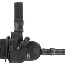 Holster universel de cuisse Gaucher Noir - Invader Gear