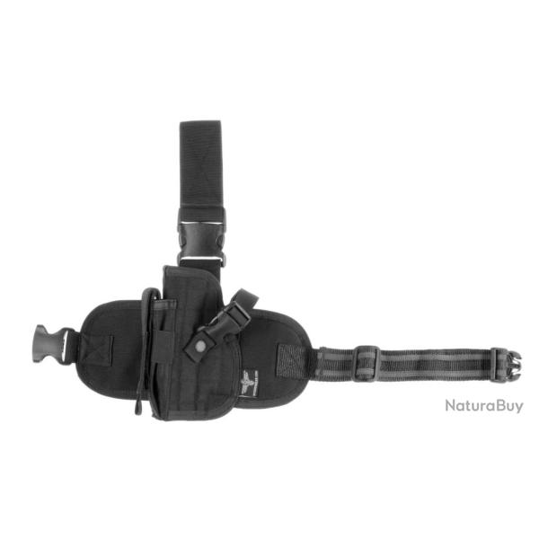Holster universel de cuisse Gaucher Noir - Invader Gear