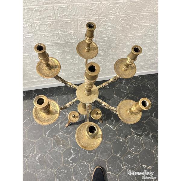 Imposant Bougeoir Laiton.�20kg