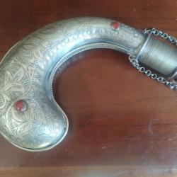 Poire &agrave; poudre ancienne Maroc