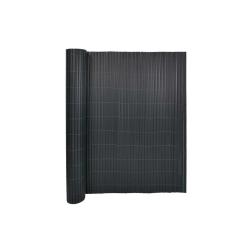 Canisse PVC occultant double face 1,5x3m gris - Kit complet avec fixation