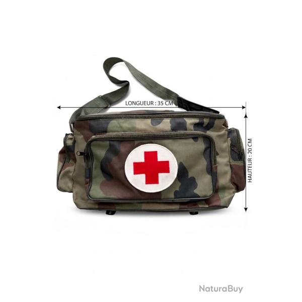 Sac m�dical camouflage avec bandouli�re