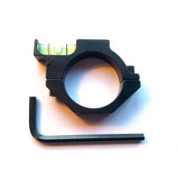 Collier avec niveau &agrave; bulle, diam&egrave;tre 25.4 mm, en aluminium