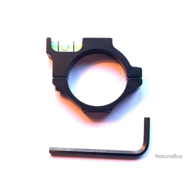 Collier avec niveau � bulle, diam�tre 30 mm, en aluminium