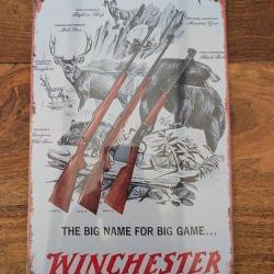 Plaque m&eacute;tallique Winchester