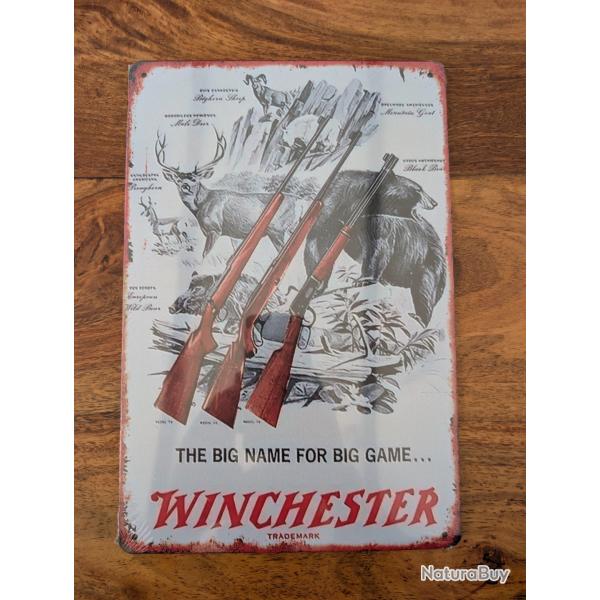Plaque m�tallique Winchester