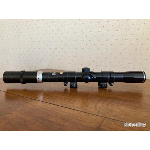 Lunette MARS  3 - 7 x 20 avec montage en acier pour rail de 11 mm