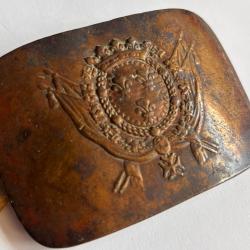 Boucle ceinturon Maison du Roi Garde Royale Ancien r&eacute;gime Louis XV Louis XVI 1750 1780