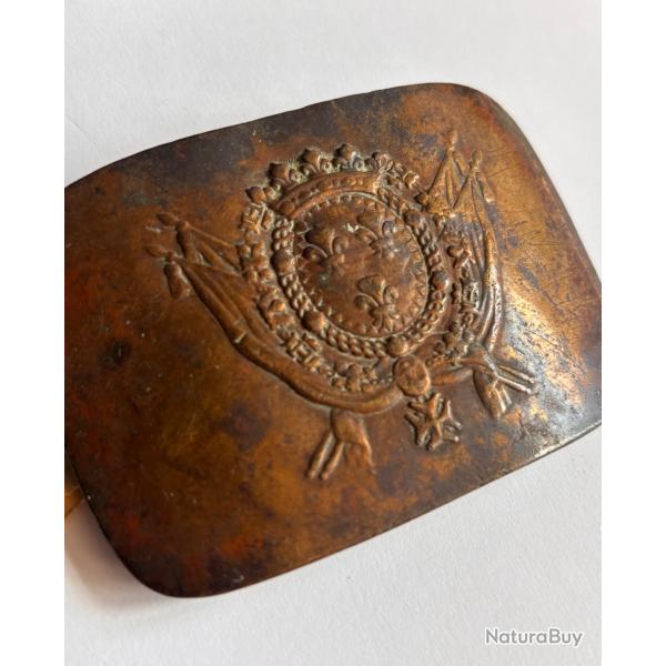 Boucle ceinturon Maison du Roi Garde Royale Ancien r�gime Louis XV Louis XVI 1750 1780