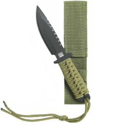 Couteau de survie 101 Inc Combat Recon 7 pouces vert arm&eacute;e mod&egrave;le A