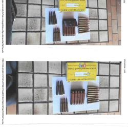 Lot de quarante et une balle calibre 7,64