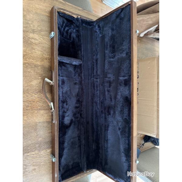 MALETTE POUR FUSIL D�MONT� 80CM BOIS OCCASION EXCELLENT ETAT