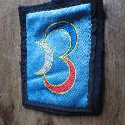 tissu brod&eacute; 3&deg; division d'infanterie blind&eacute;e
