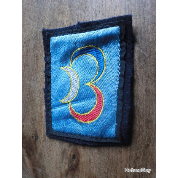 tissu brod� 3� division d'infanterie blind�e