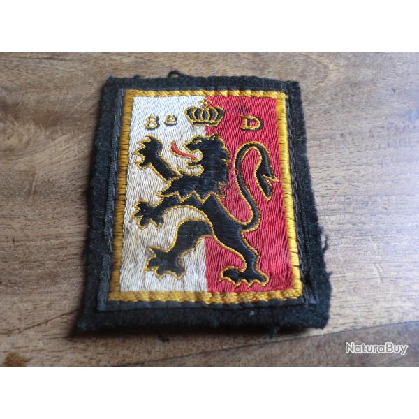 insigne tissu brod� 8� division d'infanterie