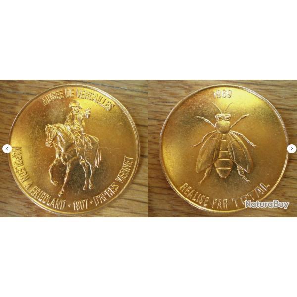 Medaille Napoleon � Friedland du Musee de Versailles 1969 Par Total