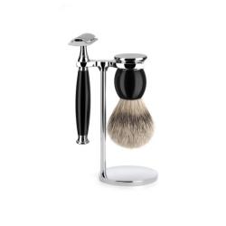 Set 3 pieces Muhle SOPHIST noir securite pur argente