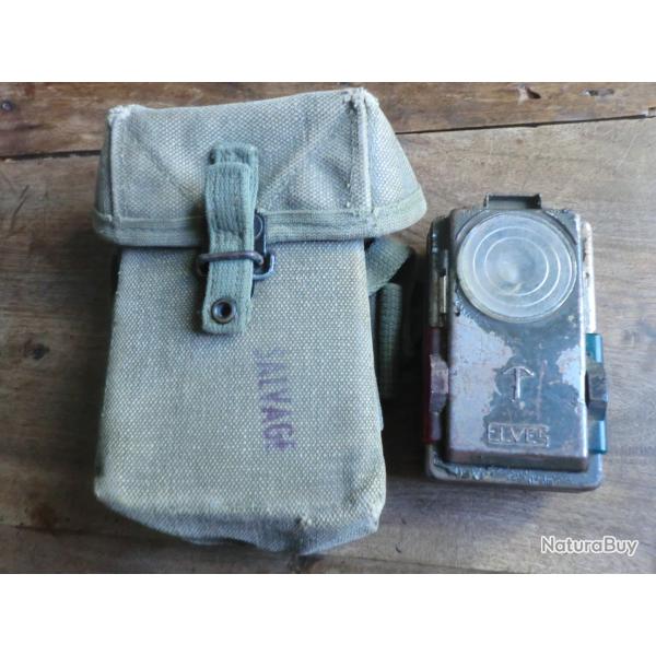 lampe de poche avec etui paquetage "" arm�e suisse elves signal code morse