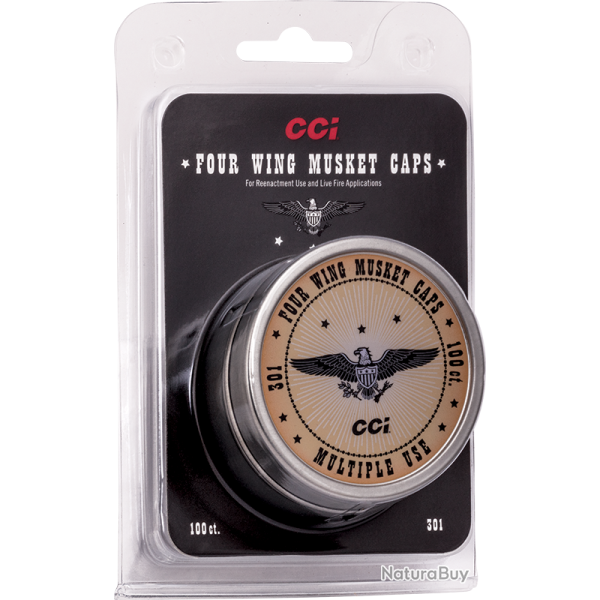 AMORCE CCI POUDRE NOIRE MOUSQUET x100