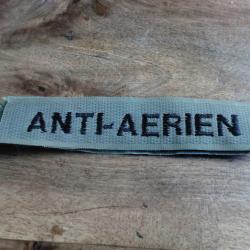 patch poitrine velcro anti a&eacute;rien