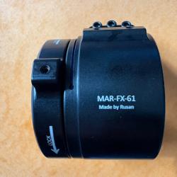 ADAPTATEUR RUSAN MAR-FX-61  pour clip-on  Hikmicro Thunder 3.0 TH35