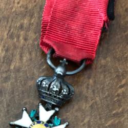 Mignature l&eacute;gion d'honneur second empire