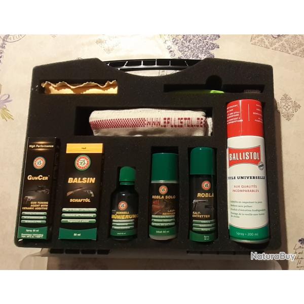 MALETTE DE PRODUITS D'ENTRETIENS POUR ARMES BALLISTOL