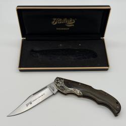 Couteau Chasse Collection Herbertz n&deg;15 Acier 440 &Eacute;tui d'origine Comme Neuf Bushcraft