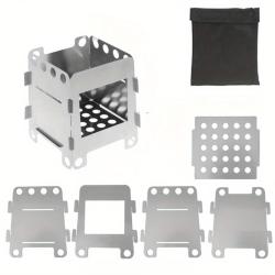 R&Eacute;CHAUD &Agrave; BOIS ULTRA COMPACT BUSHCRAFT ACIER INOXIDABLE