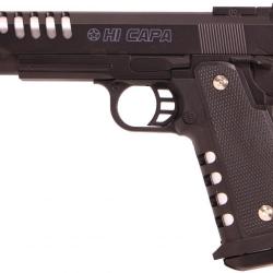 R&eacute;plique airsoft Plan Beta Pistolet Heavy Metal Hi-Capa Noir Spring The Equalizers