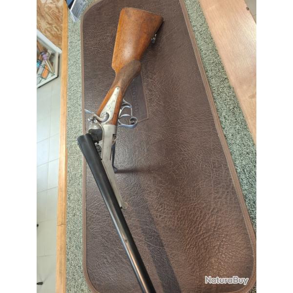 Fusil � chien syst�me Lefaucheux cal 12/65 en cat�gorie D