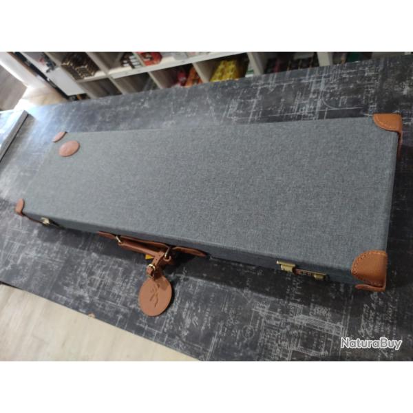 MALETTE BROWNING ORYX GREY CUIR /TISSU DESTOCKAGE