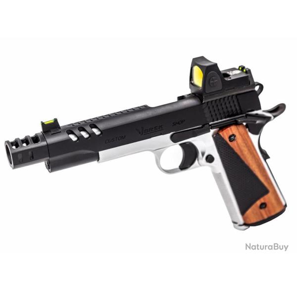 1911 CS Defender Pro MEU Silver-Black RMR Vorsk GBB